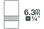 Inserts pour clés à douille de 6,3 mm (1/4)