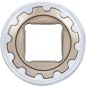 Preview: Steckschlüssel-Einsatz Gear Lock | Antrieb Innenvierkant 12,5 mm (1/2") | SW 21 mm