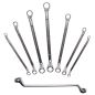Preview: Double Ring Spanner Set | offset | 6 x 7 - 20 x 22 mm | 8 pcs.