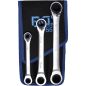 Preview: Ratchet Ring Spanner Set | reversible | "4-in-1" | 3 pcs.