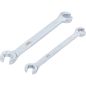 Preview: Double Ring Spanner Set, open Type | 10 x 11 / 12 x 13 mm | 2 pcs.
