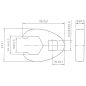 Preview: Llave boca hexagonal abierta (crowfoot) | entrada 12,5 mm (1/2") | 24 mm