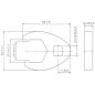 Preview: Hahnenfußschlüssel | Antrieb Innenvierkant 12,5 mm (1/2") | SW 30 mm