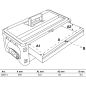 Preview: Hard-Top tool case attachment | 2 Drawers | for BGS 2002