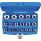 Preview: Socket Set, Gear Lock | 12.5 mm (1/2") Drive | 19 pcs.