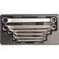 Preview: Double Ring Spanner Set with E-Type Ring Heads | E6 x E8 - E20 x E24 | 6 pcs.