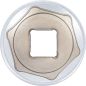 Preview: Steckschlüssel-Einsatz Sechskant | Antrieb Innenvierkant 12,5 mm (1/2") | SW 1.1/4"