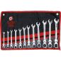 Preview: Ratchet Combination Wrench Set | flexible Heads | 8 - 19 mm | 12 pcs.