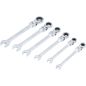 Preview: Ratchet Combination Wrench Set | flexible Heads | Inch Sizes | 1/4" - 9/16" | 6 pcs.