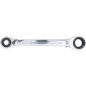 Preview: Double Ended Ratchet Wrench | 4-in-1 | 10 x 13-17 x 19 mm