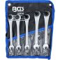 Preview: Ratchet Combination Wrench Set | open | 5 pcs.