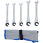 Preview: Ratchet Combination Wrench Set | open | 5 pcs.