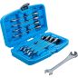 Preview: Ratchet Combination Wrench Set | open | 8 - 17 mm | 9 pcs.