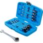 Preview: Ratchet Combination Wrench Set | open | 8 - 17 mm | 9 pcs.