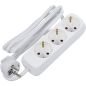 Preview: Multiple Socket | 3 outlets | cable length 1.4 m | 3 x 1.5 mm² | IP 20