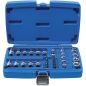 Preview: Bit and Socket Set | 10 mm (3/8") | T-Star (for Torx) | 34 pcs.