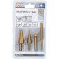 Preview: Multi-Drill-Set | HSS-G | titanium coated | 4 pcs.