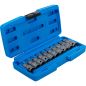 Preview: Impact Bit Socket Set | 12.5 mm (1/2") Drive | T-Star (for Torx) T20 - T70 | 10 pcs.