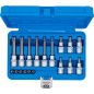 Preview: Bit Socket Set | 6.3 mm (1/4") / 12.5 mm (1/2") Drive | T-Star (for Torx) | 18 pcs.