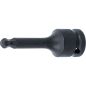 Preview: Impact Bit Socket | length 75 mm | 12.5 mm (1/2") Drive | internal Hexagon with Ball Head 8 mm