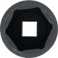 Preview: Llaves de vaso impacto hexagonal, largo | entrada 20 mm (3/4") | 50 mm
