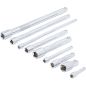 Preview: "Wobble" Extension Bar Set | 6.3 mm (1/4") / 10 mm (3/8") / 12.5 mm (1/2") | 9 pcs.