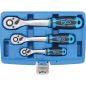 Preview: Reversible Ratchet Set | Fine Tooth | 6.3 mm (1/4") - 10 mm (3/8") - 12.5 mm (1/2") | 3 pcs.