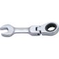 Preview: Ratchet Combination Wrench | short | adjustable | 15 mm