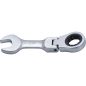 Preview: Ratchet Combination Wrench | short | adjustable | 17 mm