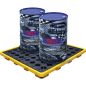 Preview: Oil Drip Pan | with open mesh flooring | for 4 x 200-l drums