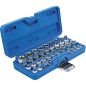 Preview: Socket Set, E-Type | 6.3 mm (1/4") / 12.5 mm (1/2") Drive | E4 - E24 | 28 pcs.