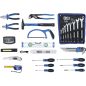 Preview: Caisse porte-outils | matière plastique | avec assortiment d’outils | 66 pièces