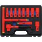 Preview: VDE Socket Set | 10 mm (3/8") Drive | 7 - 22 mm | 12 pcs.