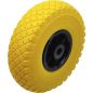 Preview: Wheel for Pushcarts/Handcarts | PU yellow/black | 260 mm