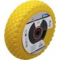 Preview: Wheel for Pushcarts/Handcarts | PU yellow/black | 260 mm
