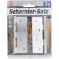 Preview: Scharnier-Satz | Edelstahl | 100 x 40 mm | 2-tlg.