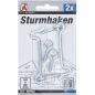 Preview: Sturmhaken | 4,0 x 80 mm | 2-tlg.