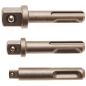 Preview: Juego de adaptadores | SDS - cuadrado exterior 6,3 mm (1/4"), 10 mm (3/8"), 12,5 mm (1/2") | 3 piezas