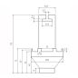 Preview: Douille à ergot pour Mercedes Benz Atego | 80 - 95 mm