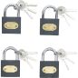 Preview: Padlock Set | simultaneous locking | Type L | 35mm | 4 pcs.