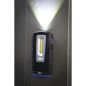 Preview: Lámpara de taller LED COB con imán y gancho | plegable | con función de carga inductiva