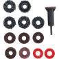 Preview: Wheel Hub Grinder Set | for Studs and Wheel Nut Bolts | 14 pcs.