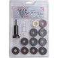 Preview: Wheel Hub Grinder Set | for Studs and Wheel Nut Bolts | 14 pcs.