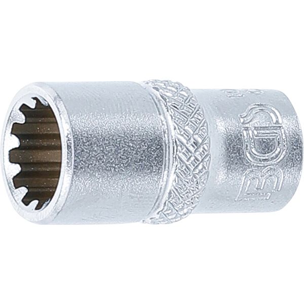 Steckschlüssel-Einsatz Gear Lock | Antrieb Innenvierkant 6,3 mm (1/4") | SW 8 mm