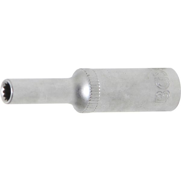 Socket, Gear Lock, deep | 6.3 mm (1/4") Drive | 4 mm