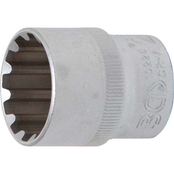 Steckschlüssel-Einsatz Gear Lock | Antrieb Innenvierkant 12,5 mm (1/2") | SW 24 mm