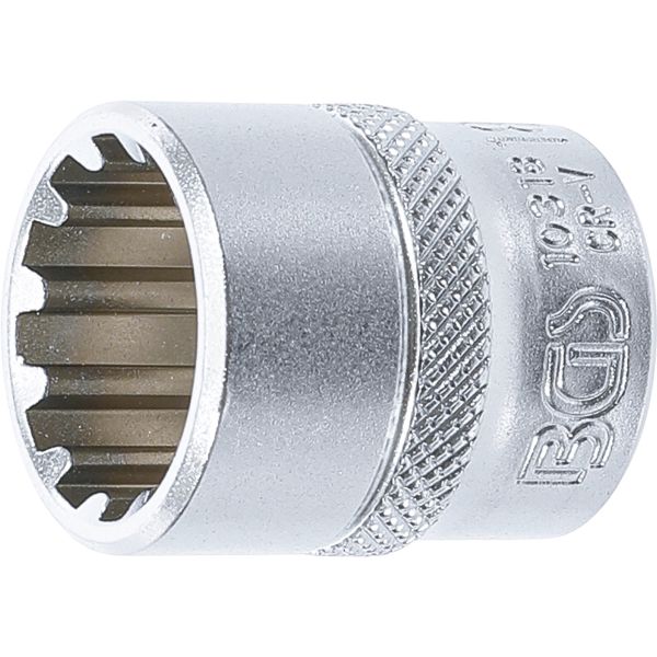 Socket, Gear Lock | 10 mm (3/8") Drive | 18 mm