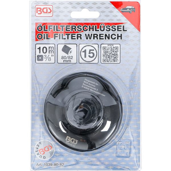 Oil Filter Wrench | 15-point | Ø 80 - 82 mm | for Honda, Mazda, Nissan, Subaru, Toyota