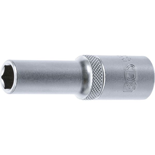 Llave de vaso hexagonal, larga | entrada 12,5 mm (1/2") | 11 mm