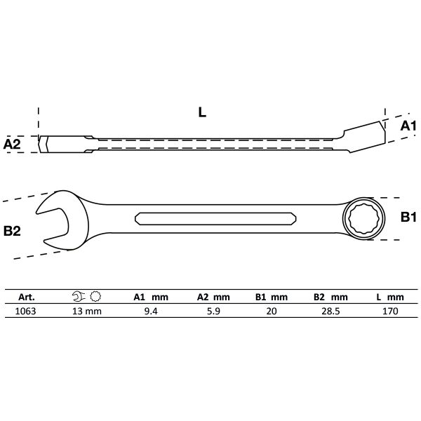 Combination Spanner | 13 mm